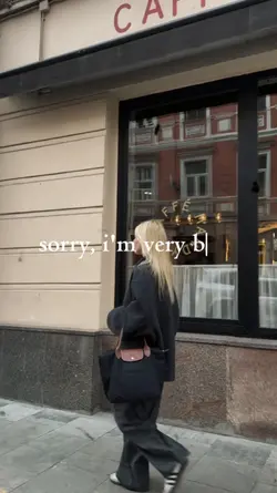 sorry, i'm very busy