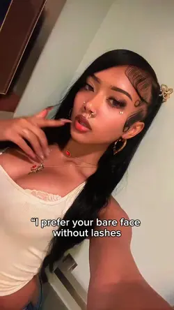 bare face