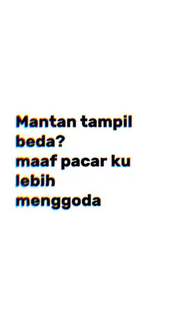 mantan tampil beda