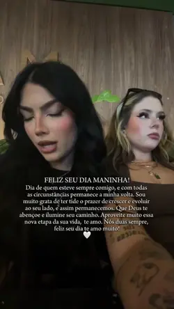 Parabéns irmã/prima