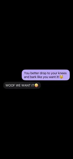 WOOF WE WANT IT