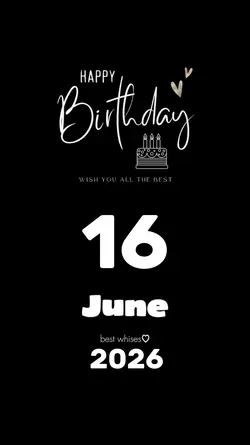 Hbd 16 June 2026 