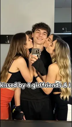 kissed by 4 girlfrie