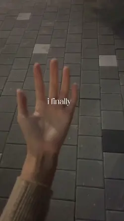 i finally held your 