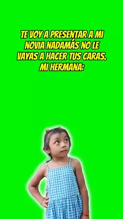 Niña y sus caras