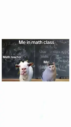 Me in math class