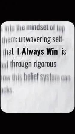 I ALWAYS WIN 