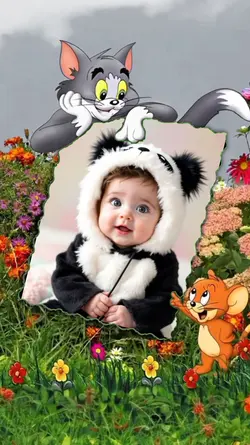 baby and tom/ jerry
