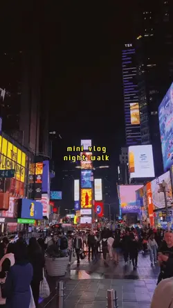 vlog night walk