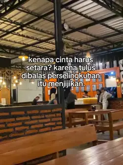 kenapa harus setara 