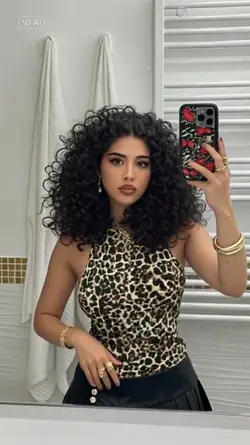 Curly hair
