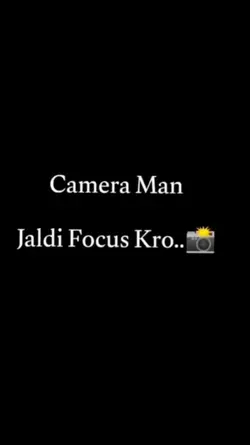 camera man jaldi 