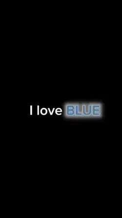 I love Blue