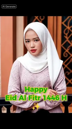 AI Hijab Eid Al-Fitr