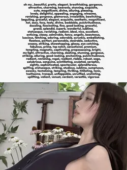 admiring text