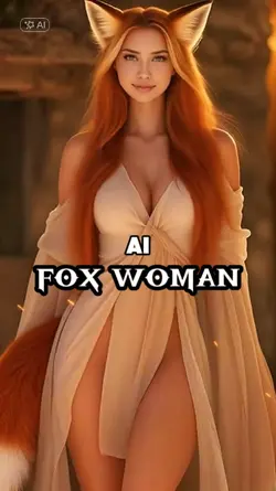 AI fox woman 