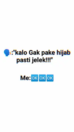 kalo gak pake hijab 