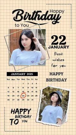 22 JANUARY BIRTHDAY