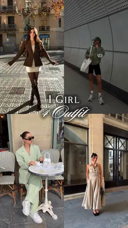 1 girl 4 outfits