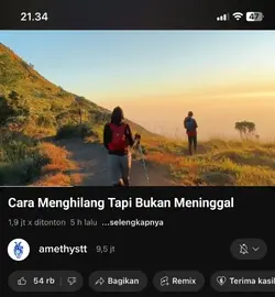 menghilang tapi buka
