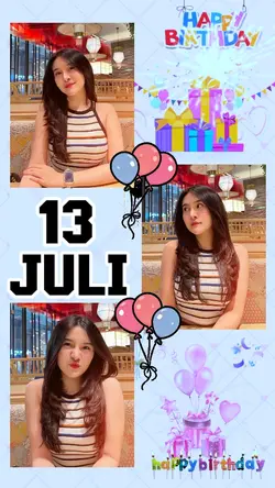 13 Juli Ultah