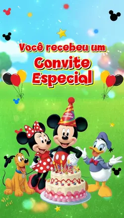Convite Mickey