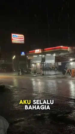 Saat hujan turun