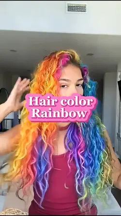 Hair Color rainbow 