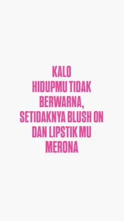 kalo hidupmu tidak
