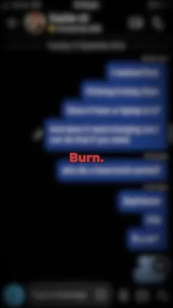 Watch my heart burn.