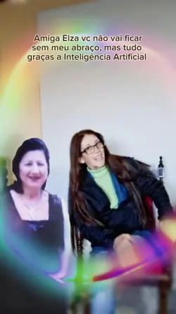 Amiga pediu 1 abraço