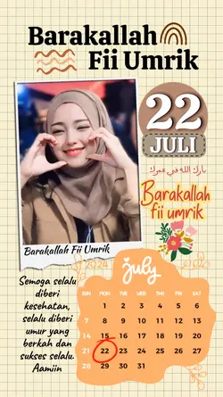 22 juli milad 2024
