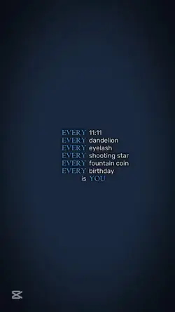 is you.