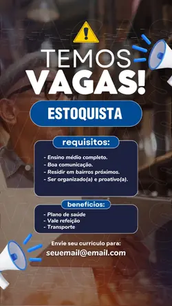 VAGA DE EMPREGO 
