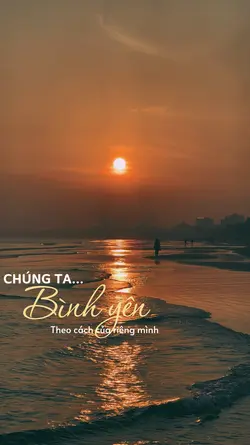 Hoàng hôn + caption