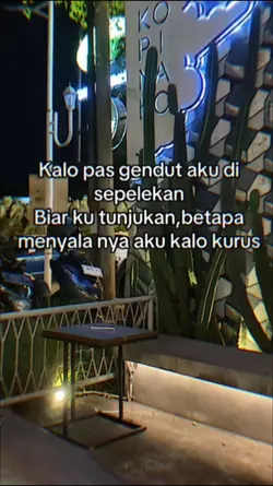 KALO PAS GENDUT AKU