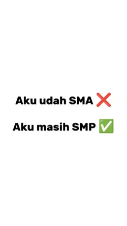 aku masih SMP 