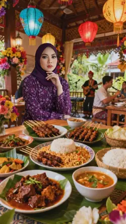 makan sate rendang