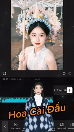 Hoa cài đầu AI