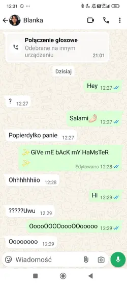 Hey Salami Give me 