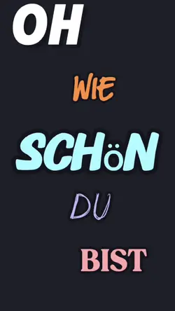 OH WIE SCHöN