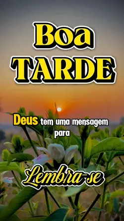 Boa tarde 