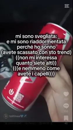 mi sono svegliata..