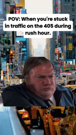 struck in traffic 