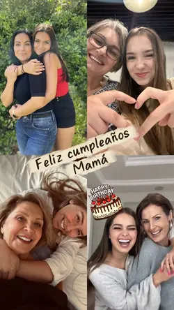 Feliz cumpleaño mamá