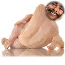Pollo gracioso meme