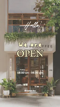 We are open toko