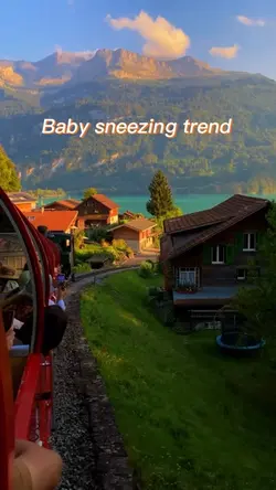 Baby sneezing trend 
