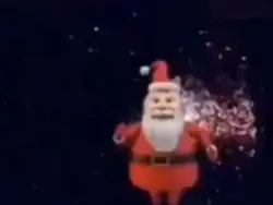 Santa running