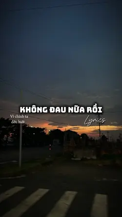 Không đau nữa rồi